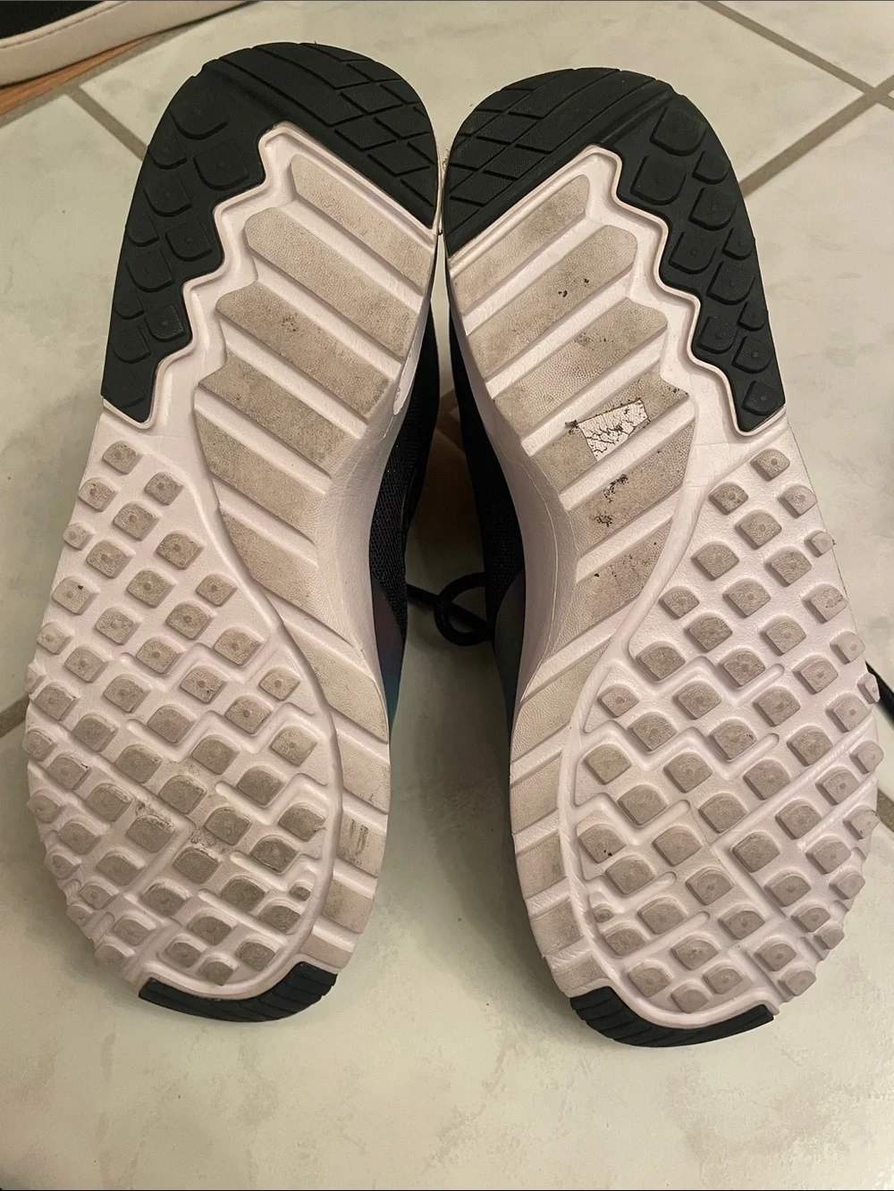 Zumba Fitness Black Sneakers with Iridescent Panels